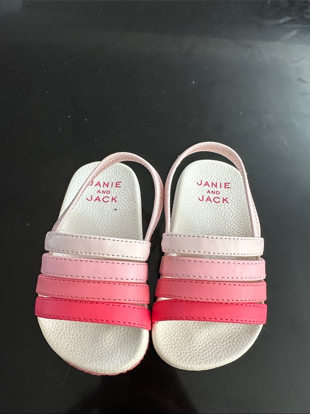 Janie and Jack Pink Ombre Girls' Slingback Sandals